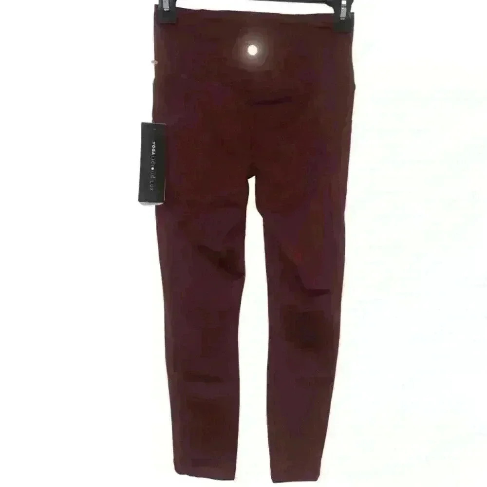 Women’s Yogalicious High Waist Side Pocket 7/8 Ankle Legging-NWT - Picture 5 of 8
